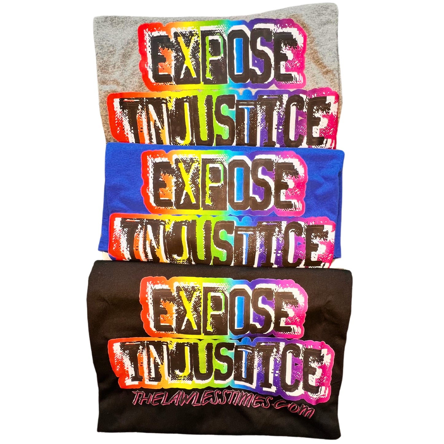 The 80s Collection | Rainbow Expose Injustice T-Shirt