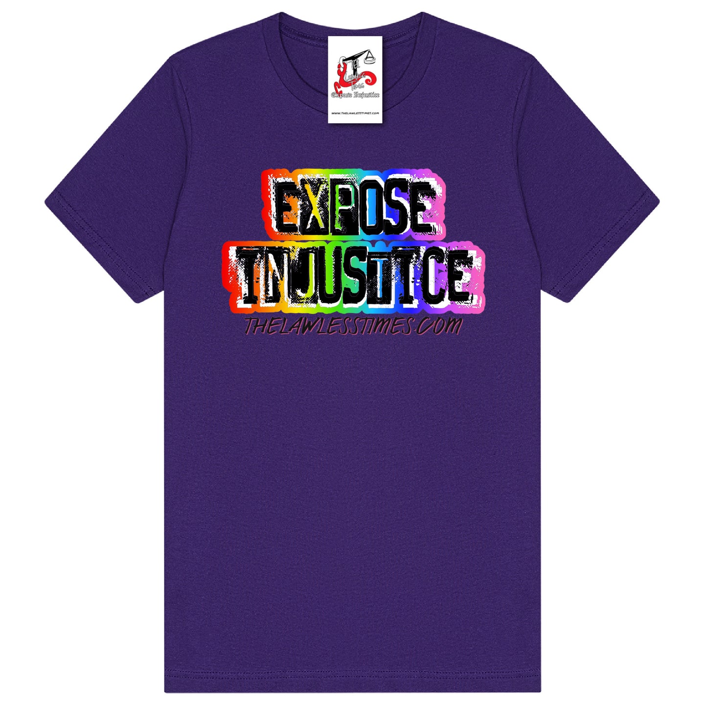 The 80s Collection | Rainbow Expose Injustice T-Shirt