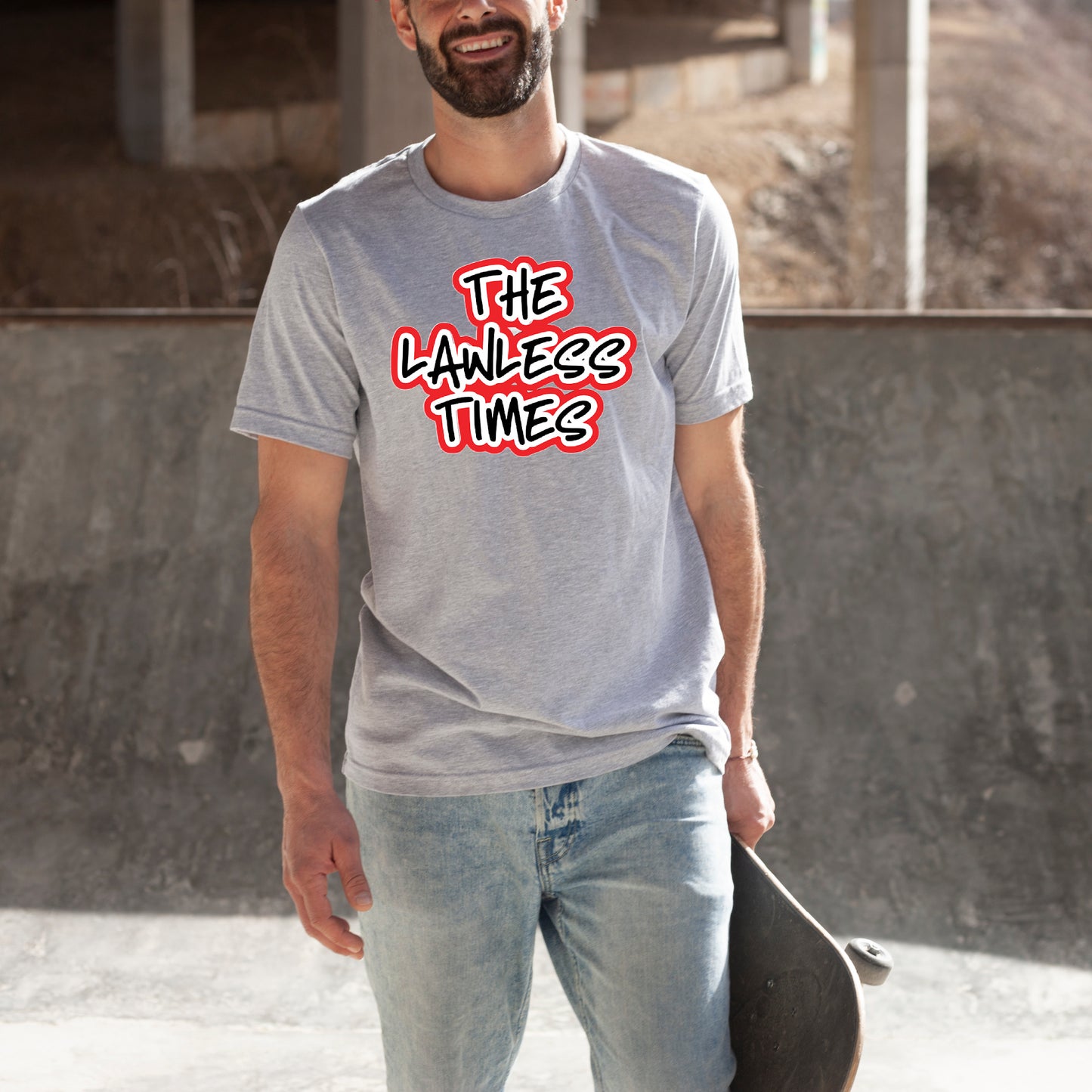 The Lawless Times Stacked Logo T-Shirt