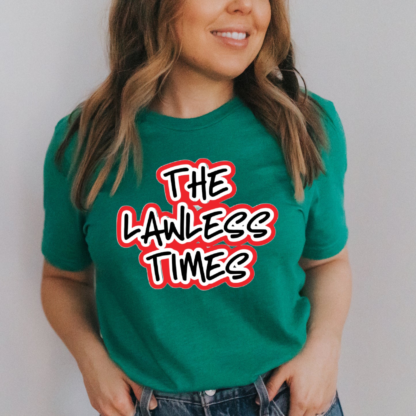 The Lawless Times Stacked Logo T-Shirt