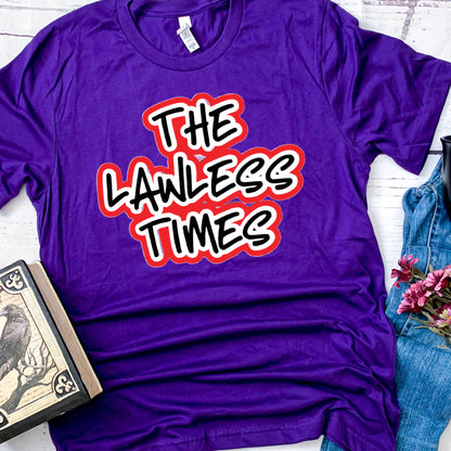 The Lawless Times Stacked Logo T-Shirt