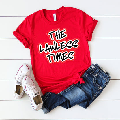 The Lawless Times Stacked Logo T-Shirt