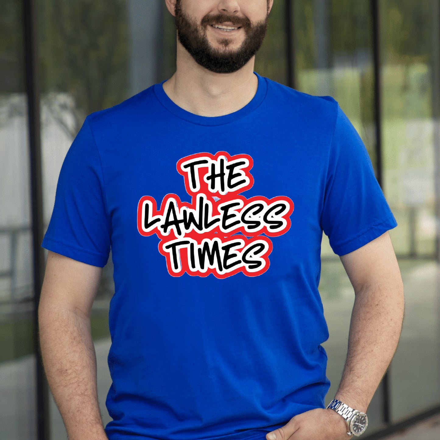 The Lawless Times Stacked Logo T-Shirt